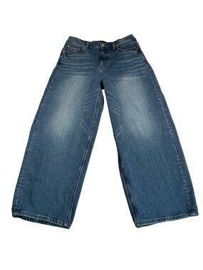 Quince Bella Barrel Jeans Size 31 High Rise Stretch Denim